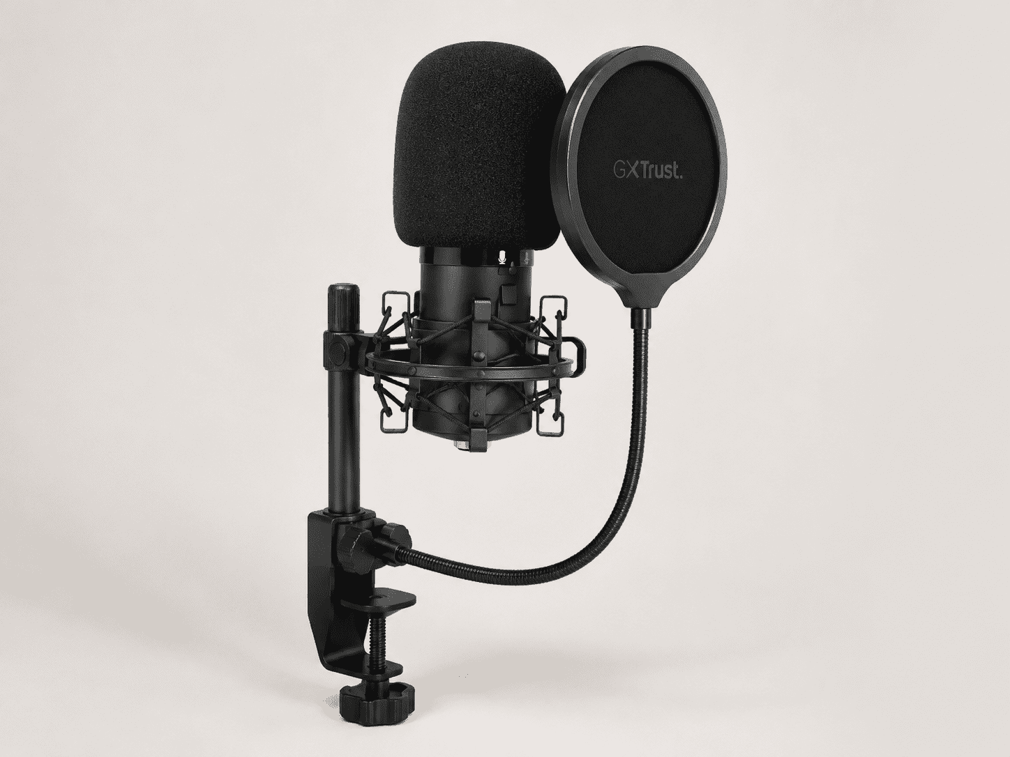 Trust GXT 252+ Emita Plus USB-Streaming-Mikrofon mit Popfilter und Schwinghalterung